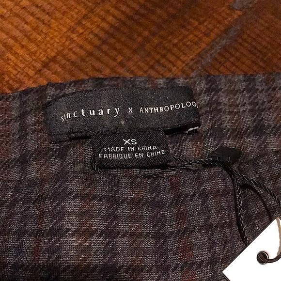 ANTHROPOLOGIE Sanctuary Plaid Leggings - Picture 7 of 14